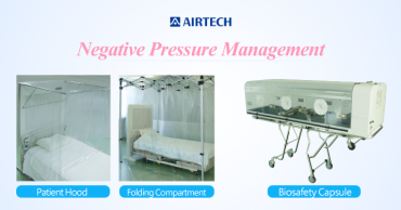 AIRTECH Negative pressure management towards COVID-19